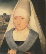 Hans Memling Portrait of an Old Woman (mk05) USA oil painting reproduction